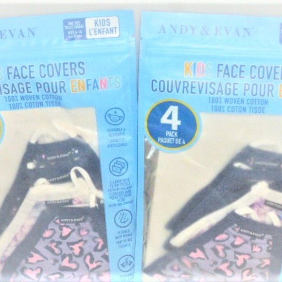 8x Pack of Kids FACE COVERS Kids Face MASK 3 LAYER PROTECTION Filter Poc… - Picture 1 of 3